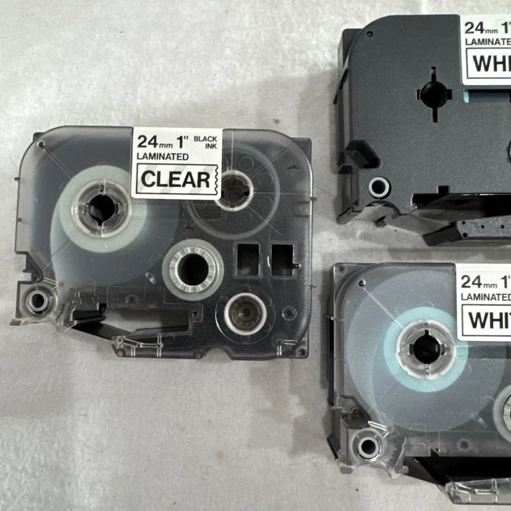 5 GENUINE Brother TZ-151 P-Touch Label Tape 24mm 1